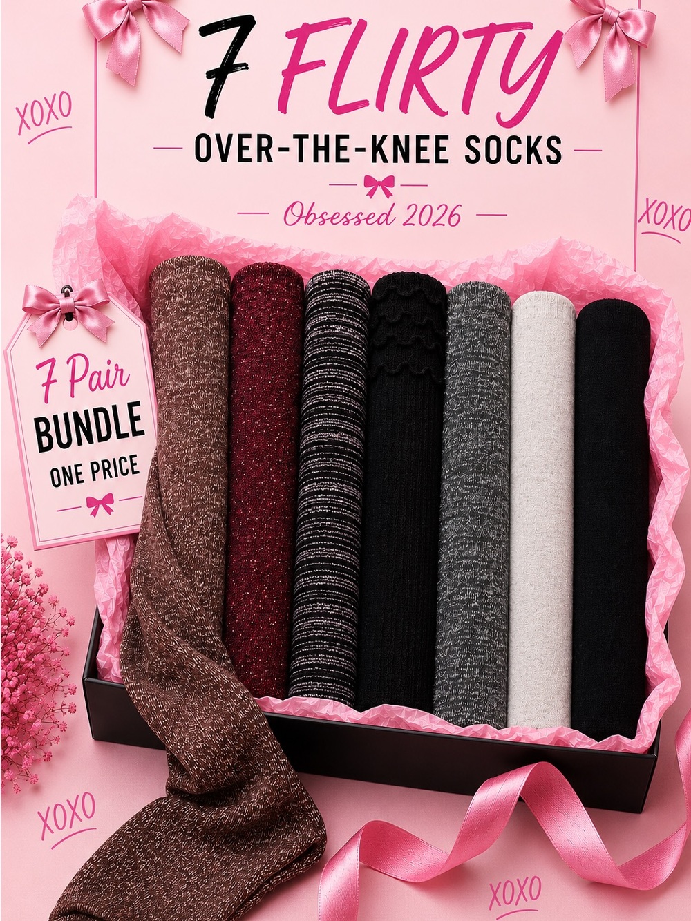 7 Flirty Over The Knee Socks Collection | Cute Classic & Colorful 🎀